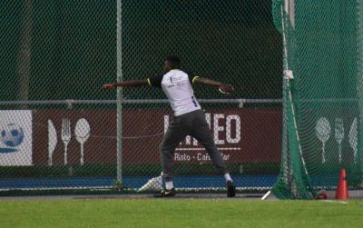 Herausragender Athlet des Nagolder Abendsportfests war Clesio de Carvalho, der den Diskus auf fast unglaubliche 57,11 Meter warf – aktuell die beste Weite eines M14-Athleten in Deutschland!