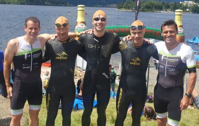 Am Schluchsee weht häufig strammer Wind, so dass ein spürbarer Wellengang das Schwimmen noch herausfordernder macht.