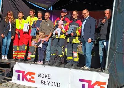 Unter über 100 Feuerwehrteams aus Deutschland und dem angrenzenden Ausland zu siegen, war für Christoph Groß und Teampartner Philipp Großmann ein prestigeträchtiger Erfolg für die Stuttgarter Berufsfeuerwehr.