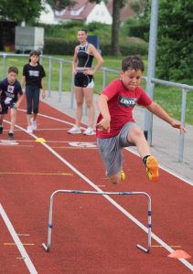 Sandrina Sprengel gab den talentierten Nachwuchssportlern wertvolle Tipps.