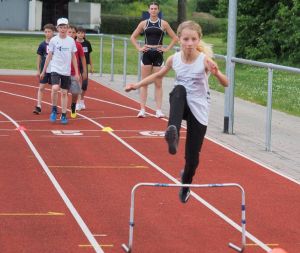 Sandrina Sprengel gab den talentierten Nachwuchssportlern wertvolle Tipps.